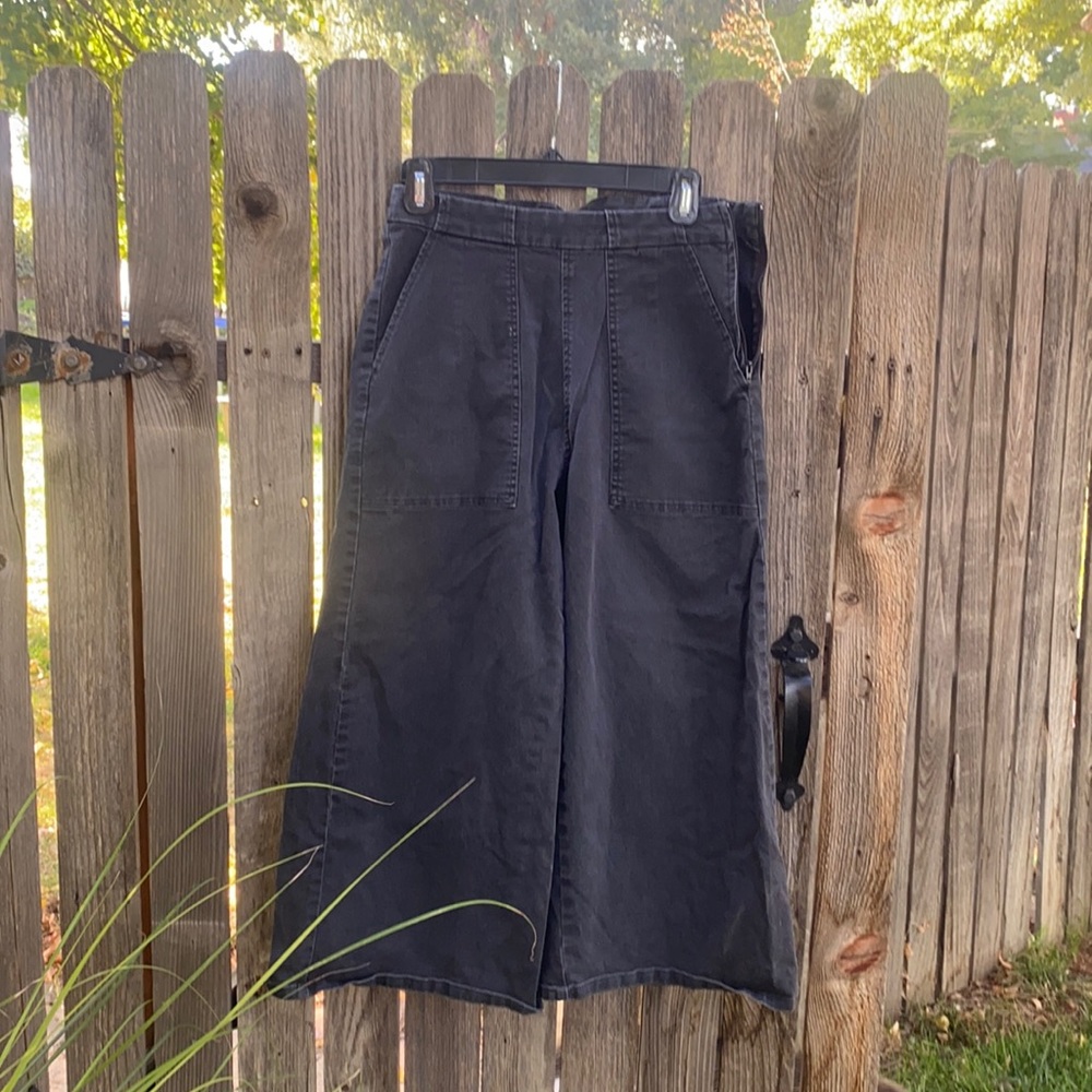 Loup NY Highrise Widelegged Cropped Pants